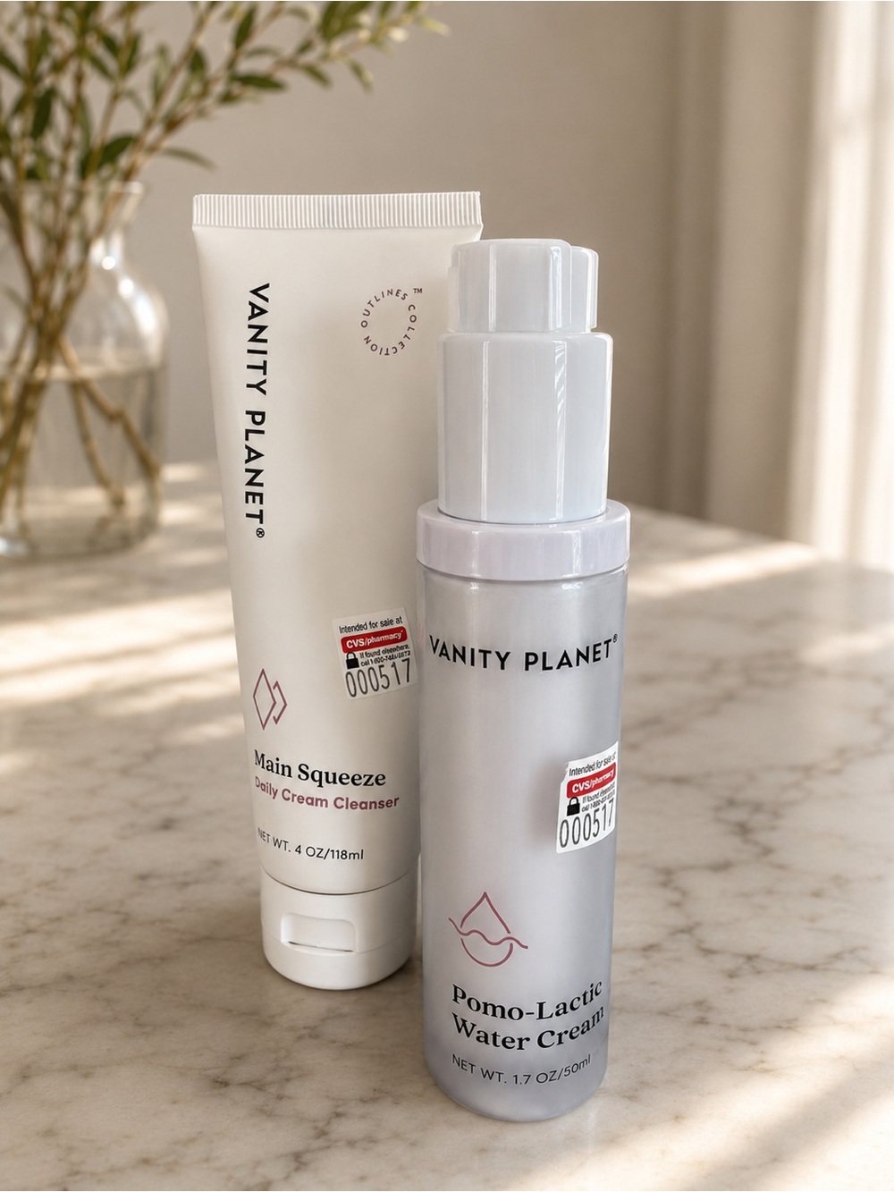 Vanity Planet DUO - Daily Cream Cleanser + Pomo-Lactic Water Cream